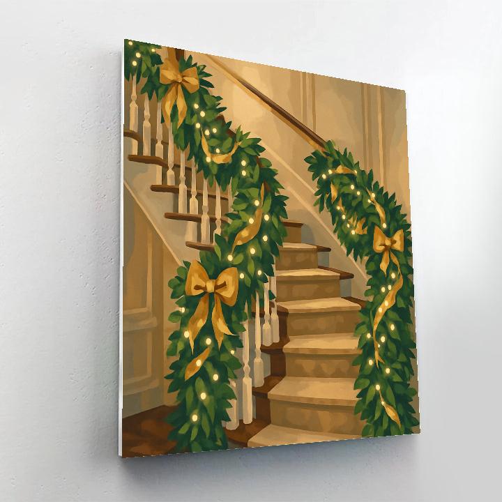 Golden Garland Glow paint by color