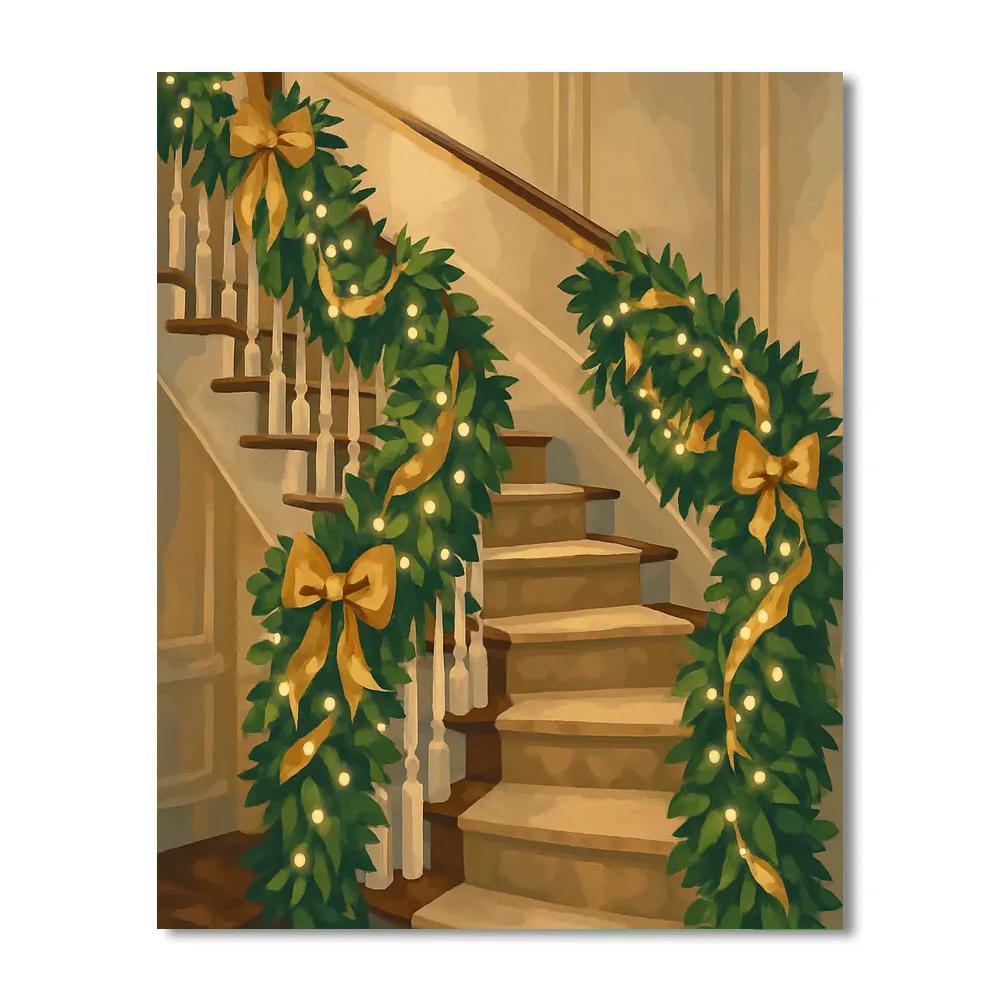 Golden Garland Glow paint by color
