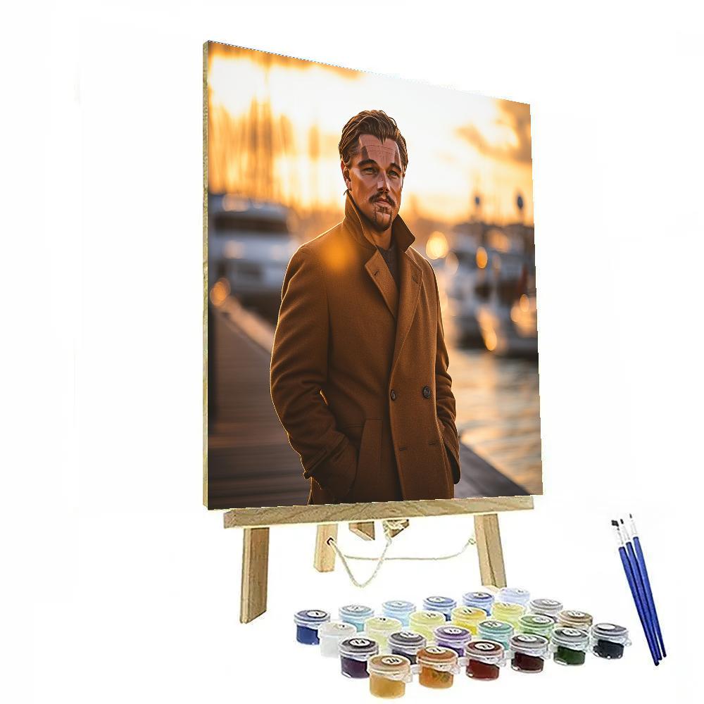 Leonardo DiCaprio: Navigating Tempests And Titanic Dreams Numbered painting kits