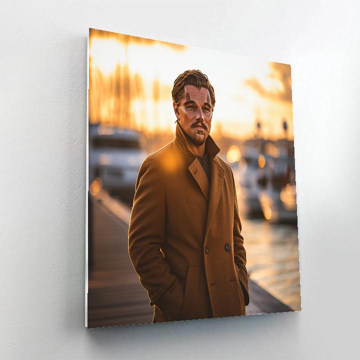 Leonardo DiCaprio: Navigating Tempests And Titanic Dreams Numbered painting kits