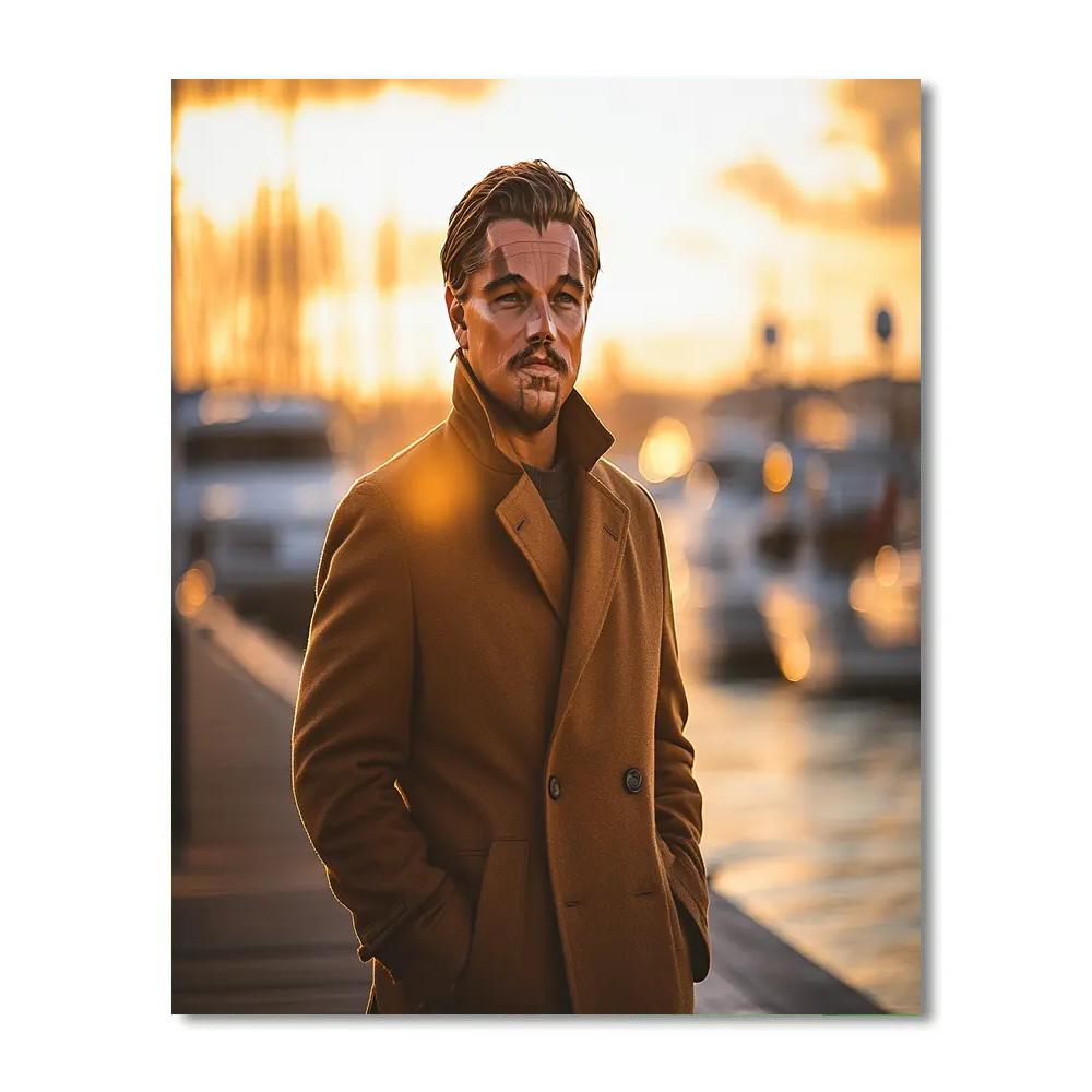 Leonardo DiCaprio: Navigating Tempests And Titanic Dreams Numbered painting kits