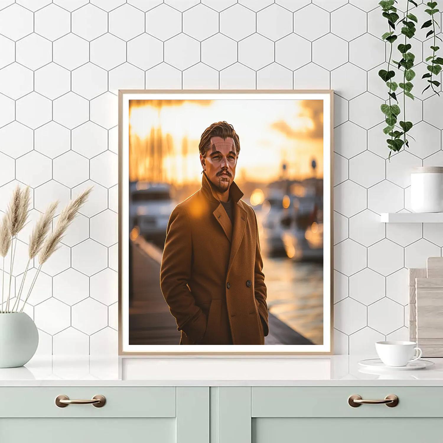Leonardo DiCaprio: Navigating Tempests And Titanic Dreams Numbered painting kits