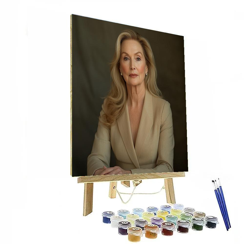 Meryl Streep: The Chameleons Craft Of A Thousand Faces DIY paint by numbers
