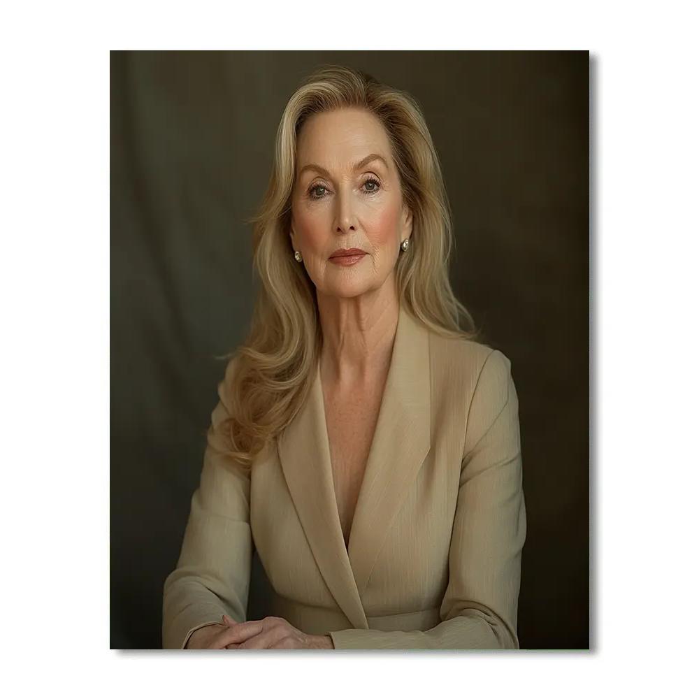 Meryl Streep: The Chameleons Craft Of A Thousand Faces DIY paint by numbers