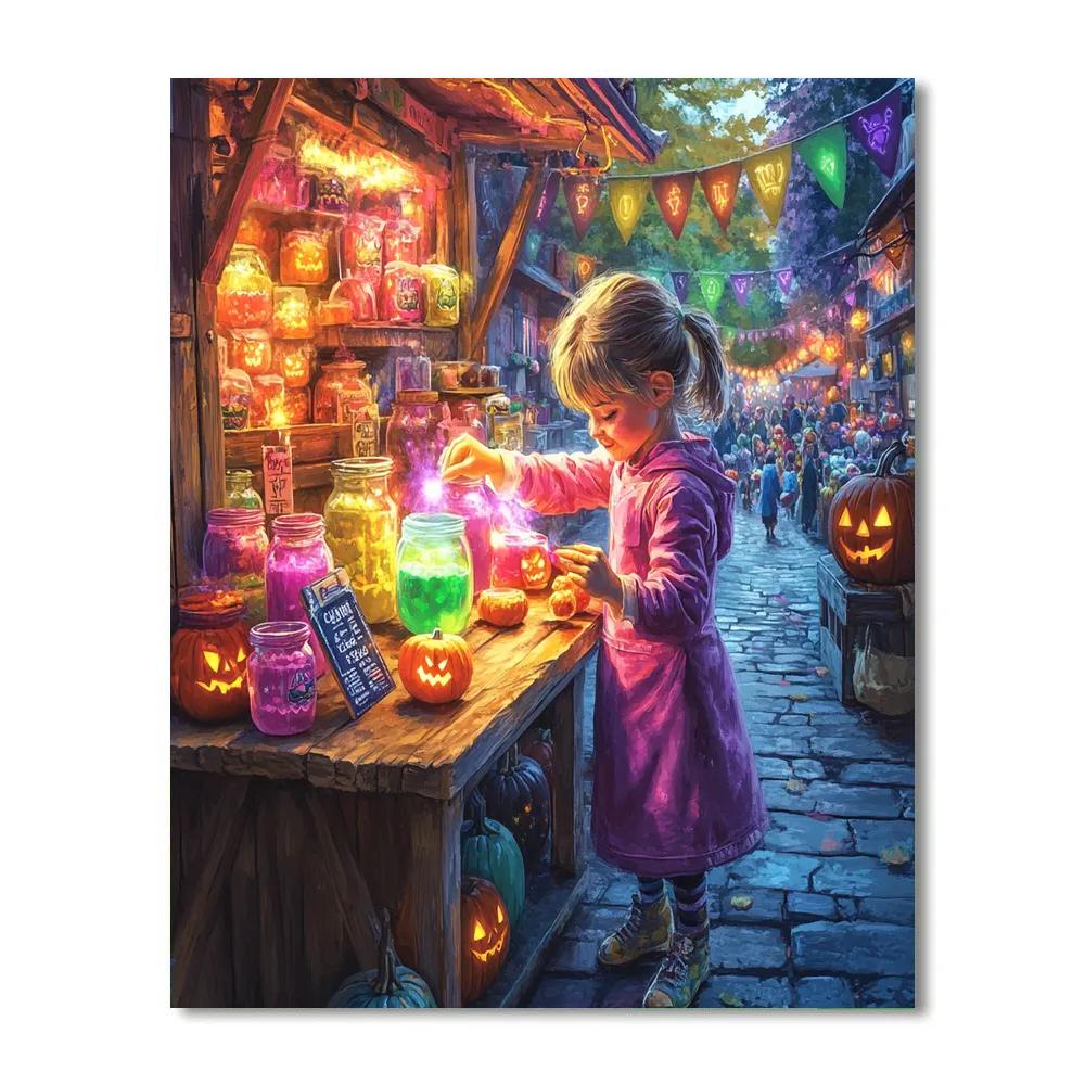 Laneway Candy Alchemist Number painting