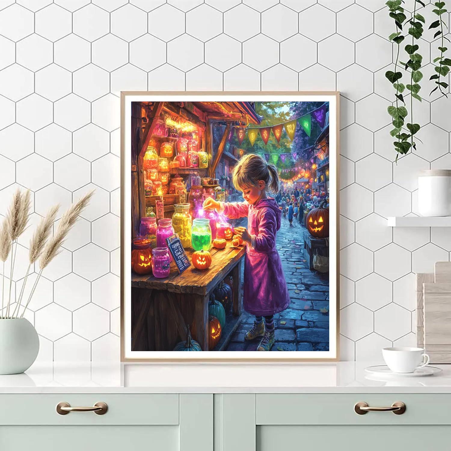 Laneway Candy Alchemist Number painting