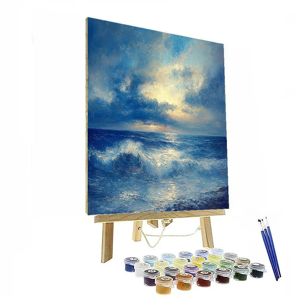 Turner Inspired Stormy Sea Numbered painting kits