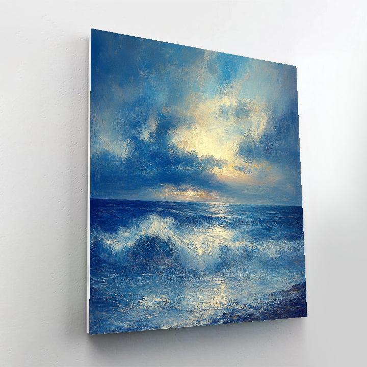Turner Inspired Stormy Sea Numbered painting kits