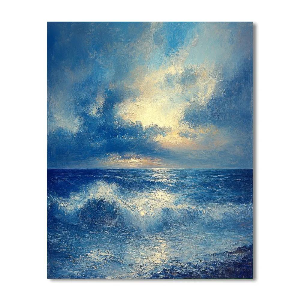 Turner Inspired Stormy Sea Numbered painting kits