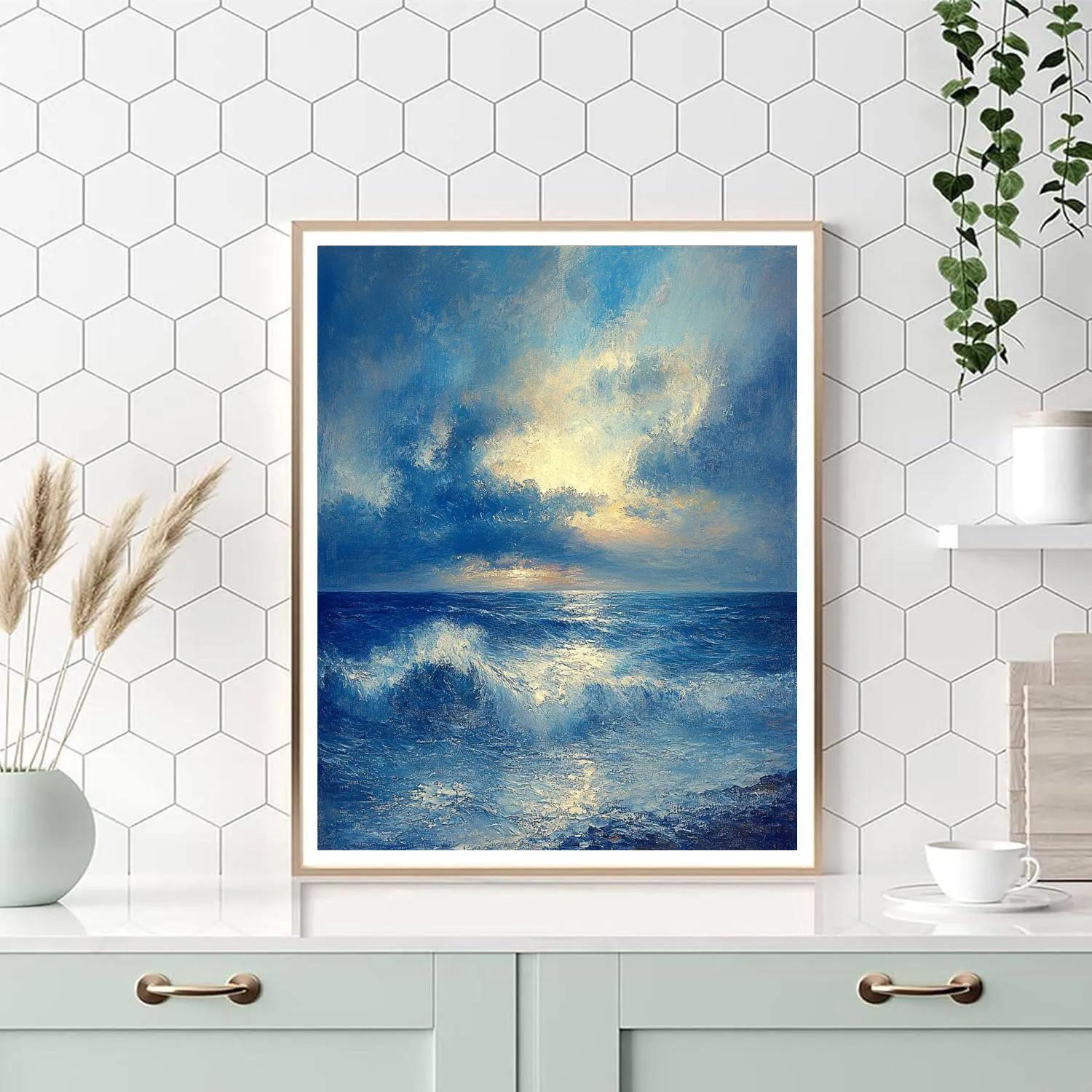 Turner Inspired Stormy Sea Numbered painting kits