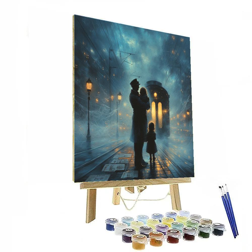 Ghost Train Station Reunion Paint by numbers kits