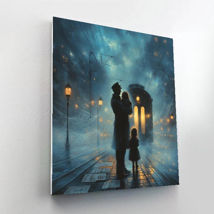 Ghost Train Station Reunion Paint by numbers kits