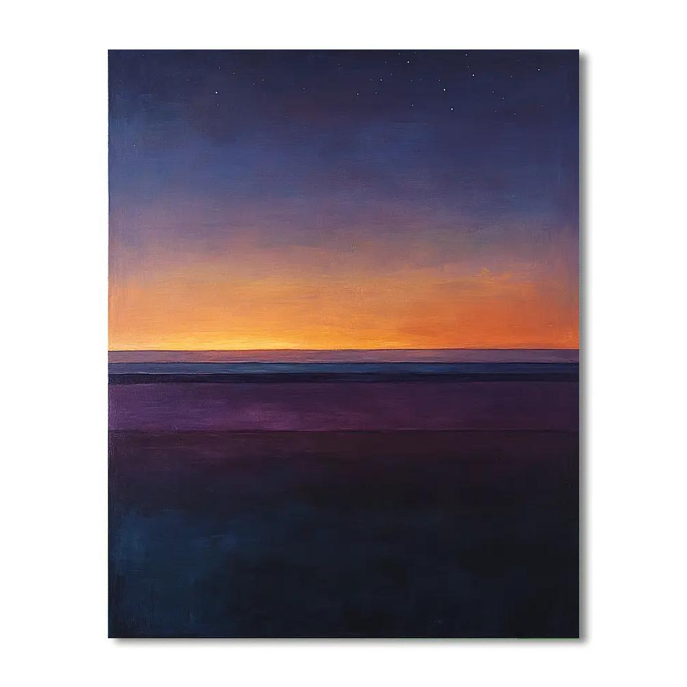 Rothko Inspired Night Sky Field Painting by numbers kit