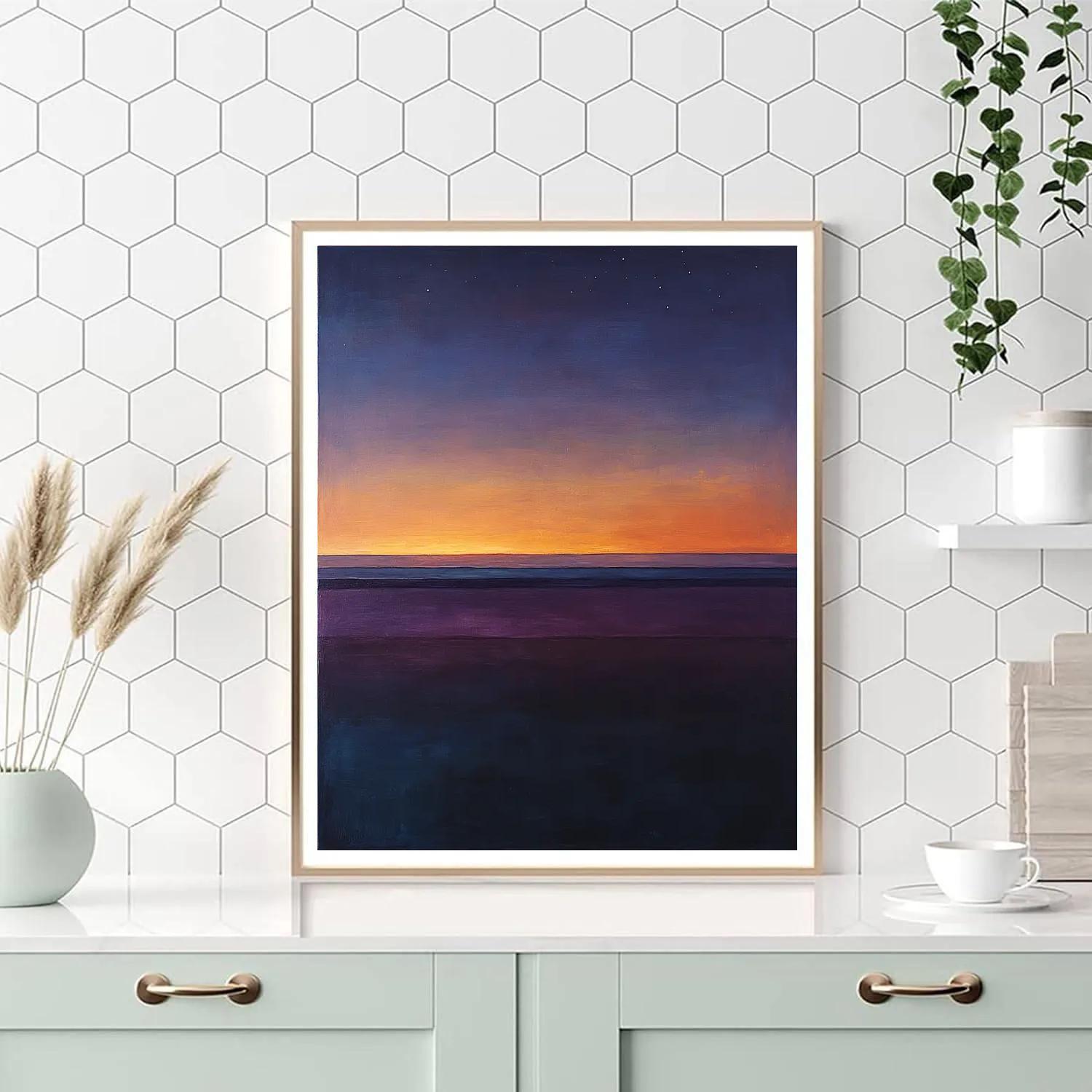 Rothko Inspired Night Sky Field Painting by numbers kit