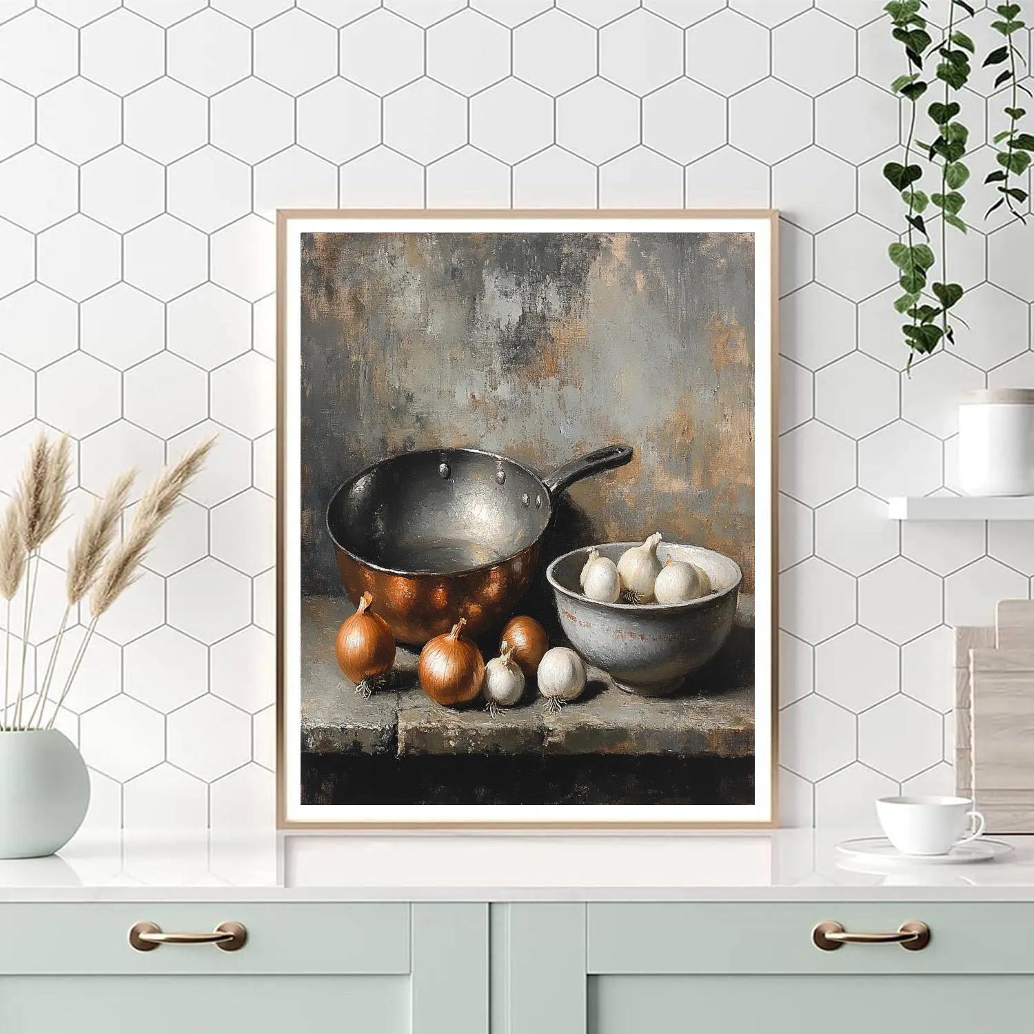Diego Velázquez Inspired Copper And Ceramics Bodegon Painting by numbers kit