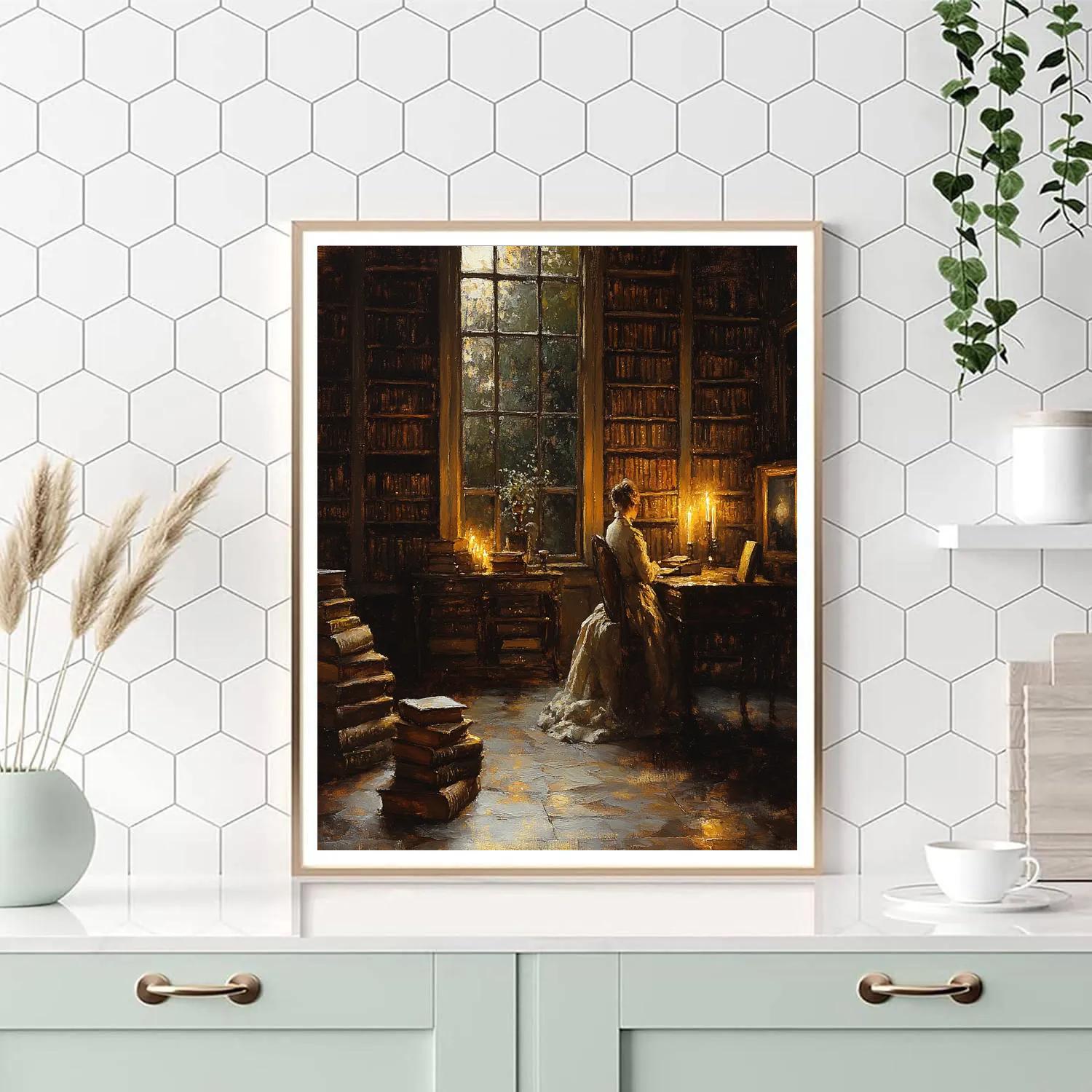 Rembrandt Inspired Old Study Paint by numbers kits