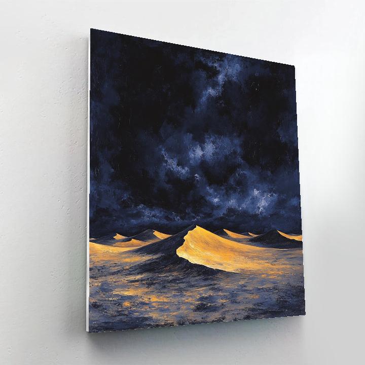 Francisco Goya Inspired Phantom Dunes Beneath Brooding Twilight Painting by numbers kit