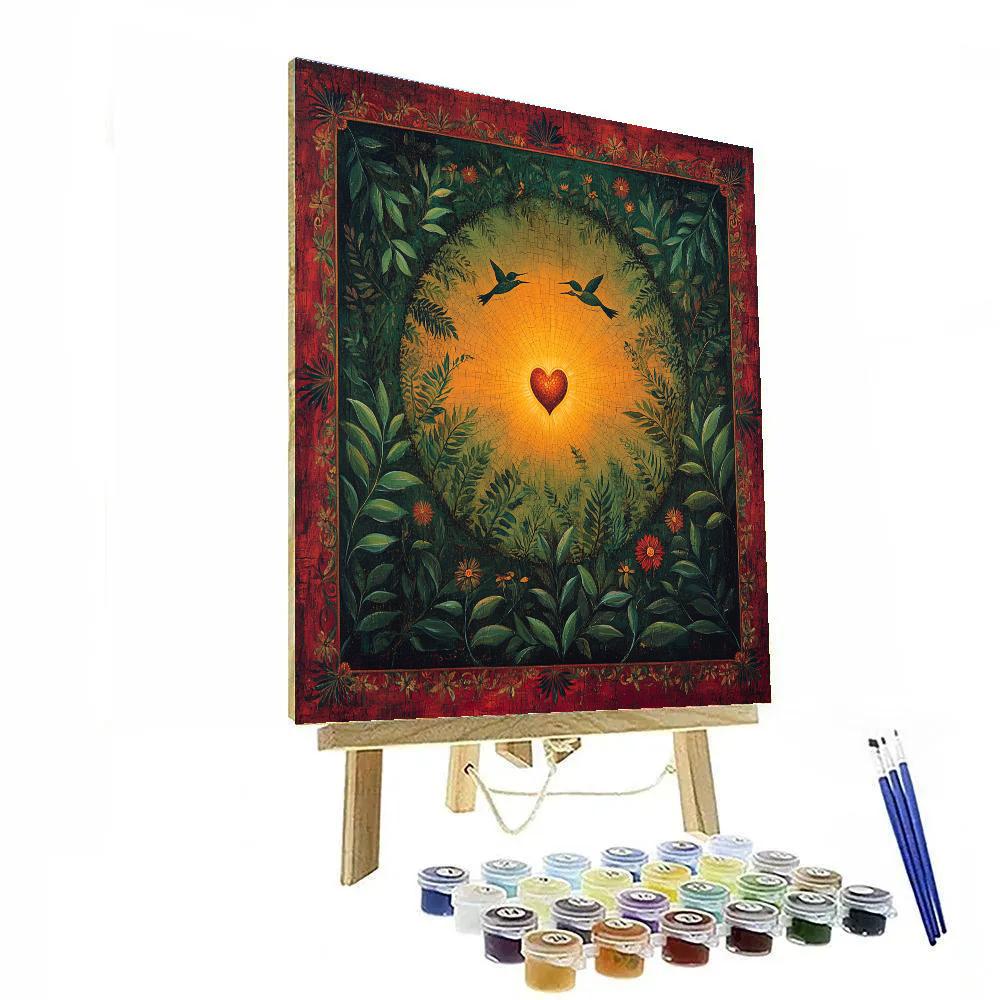 Frida Kahlo Inspired Soul Garden paint by numbers