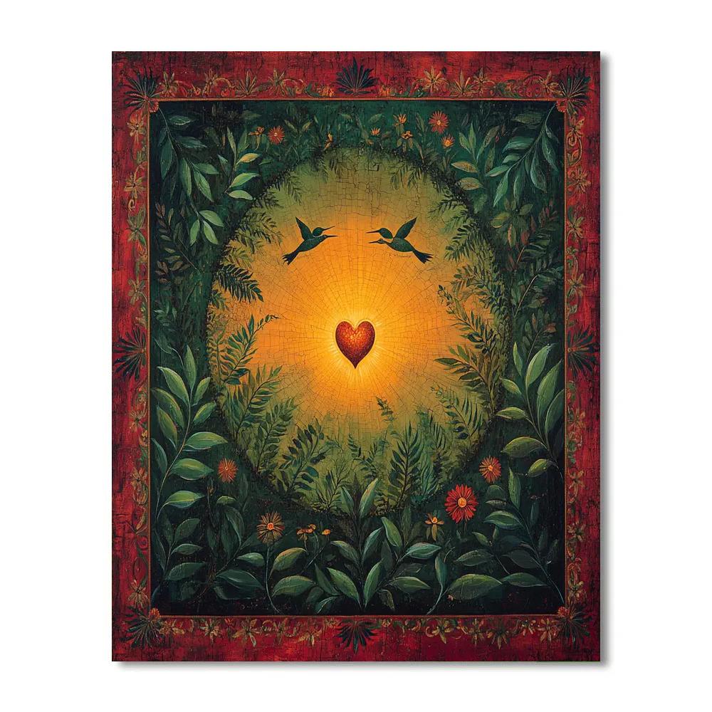 Frida Kahlo Inspired Soul Garden paint by numbers