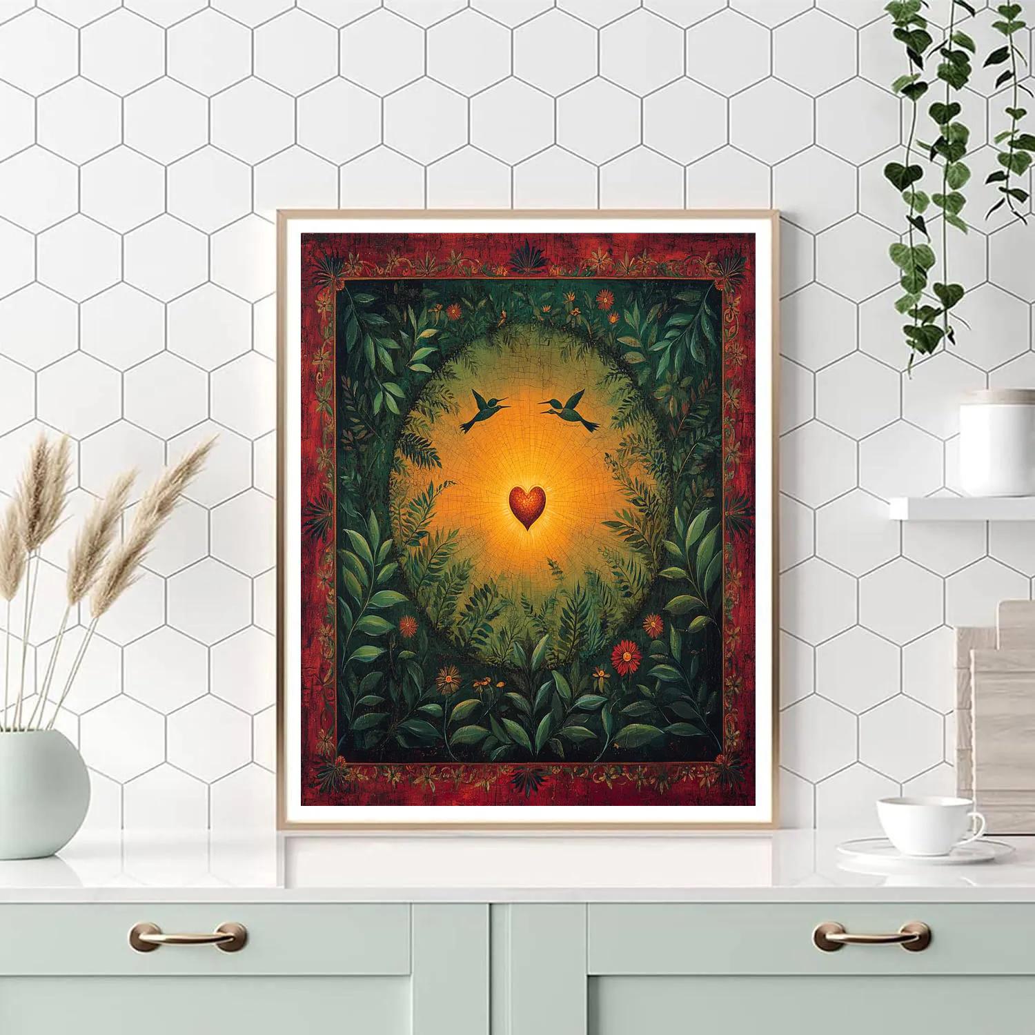 Frida Kahlo Inspired Soul Garden paint by numbers