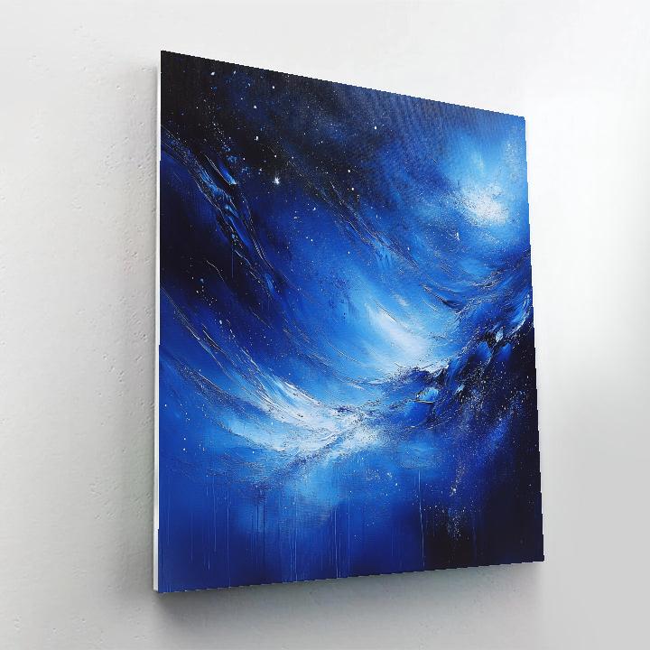 Jackson Pollock Inspired Cosmic Drip Storm painting number kit