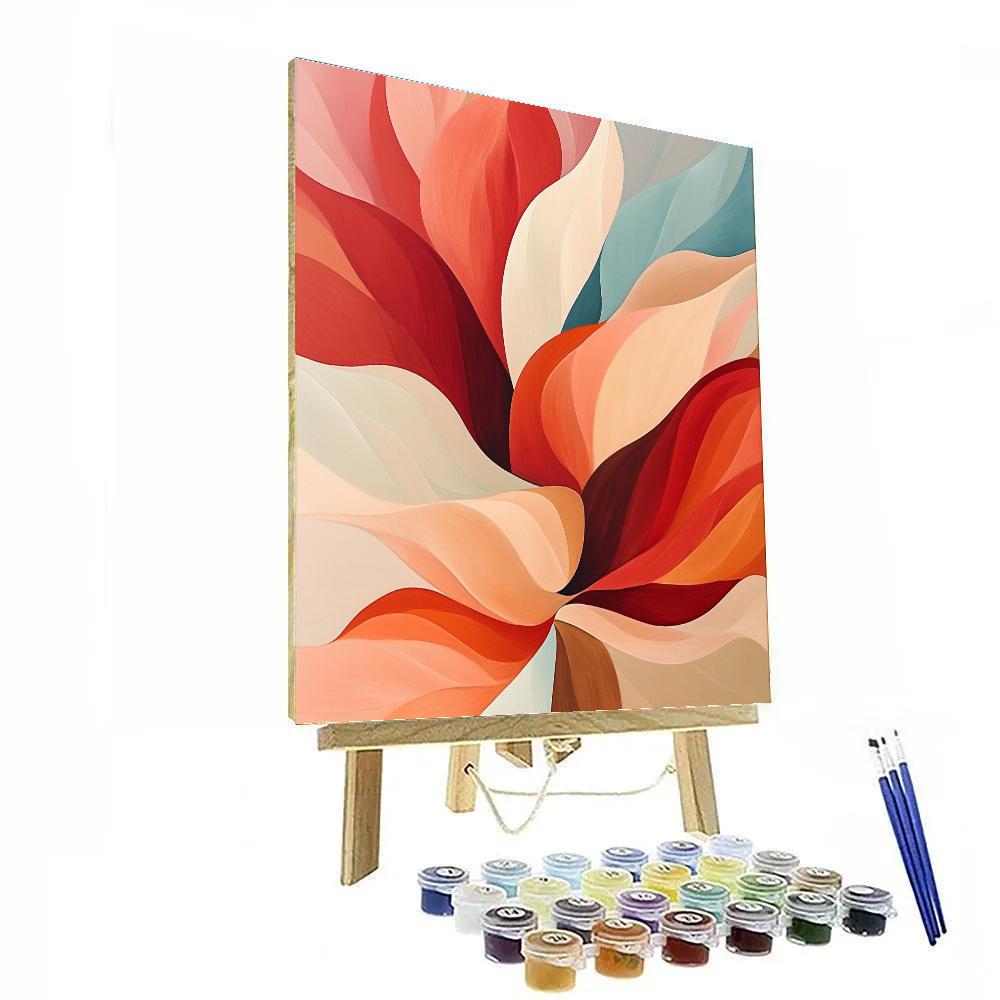 Georgia OKeeffe Inspired Desert Blossoms paint by number