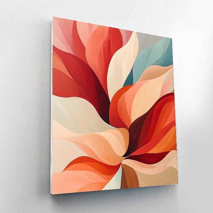 Georgia OKeeffe Inspired Desert Blossoms paint by number