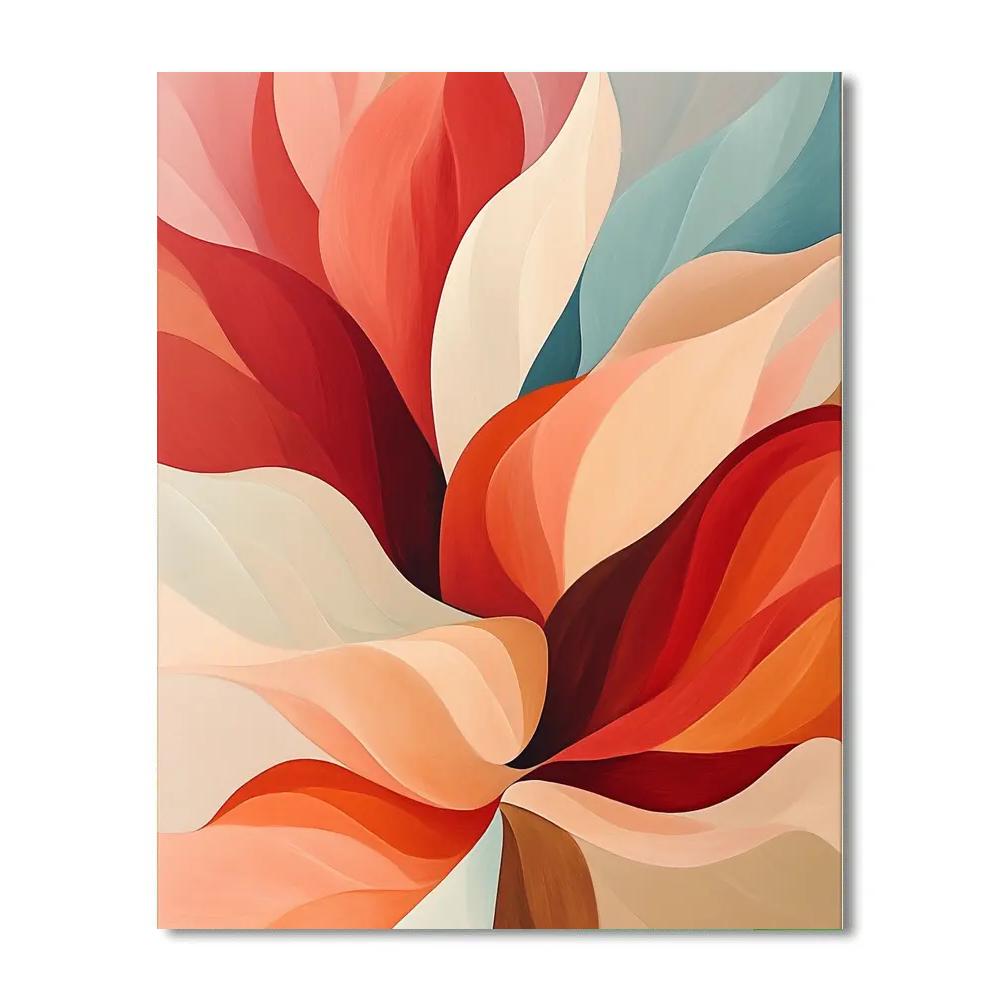 Georgia OKeeffe Inspired Desert Blossoms paint by number