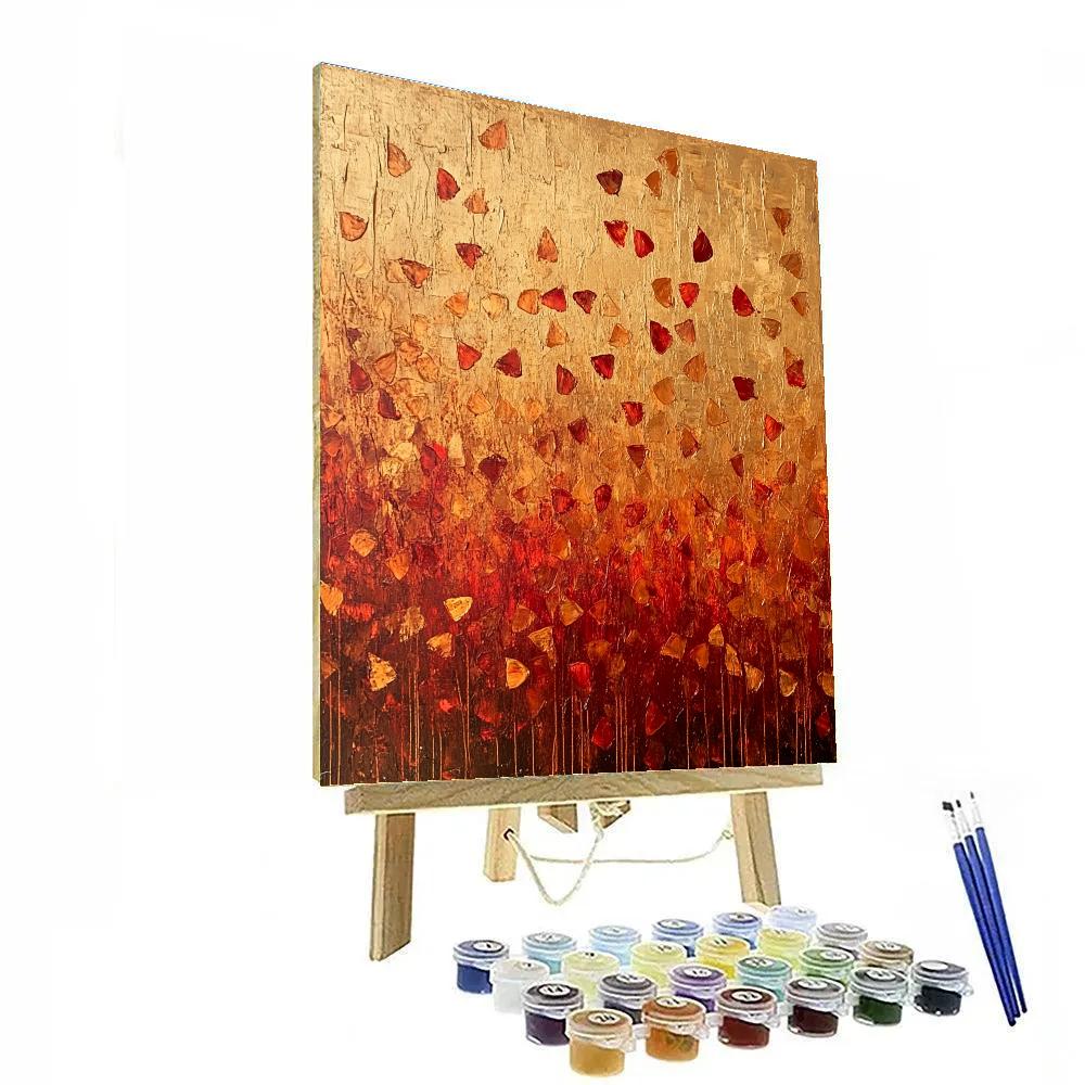 Jackson Pollock Inspired Autumn Energy Web Painting by numbers kit
