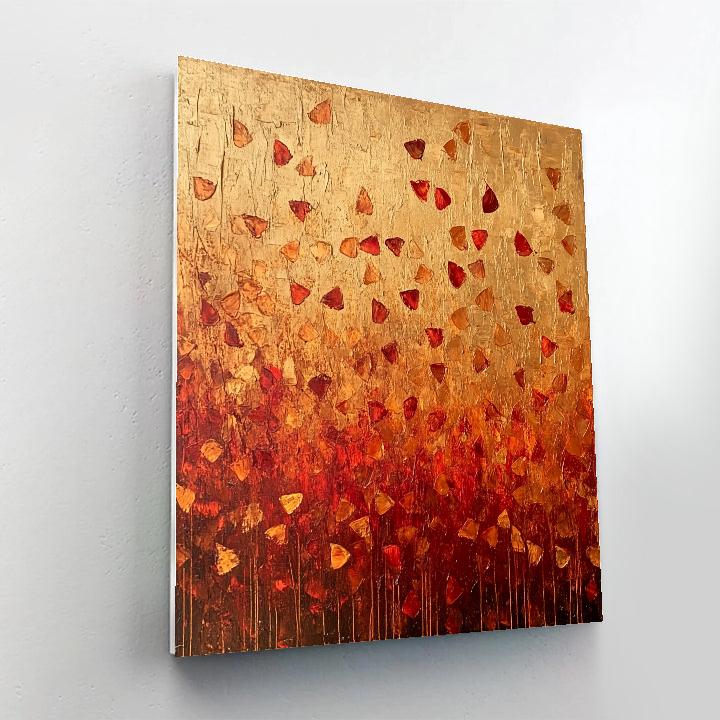 Jackson Pollock Inspired Autumn Energy Web Painting by numbers kit