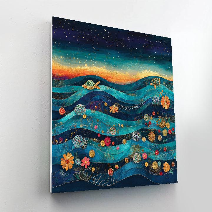 Frida Kahlo Inspired Ocean Of Memory paint by number