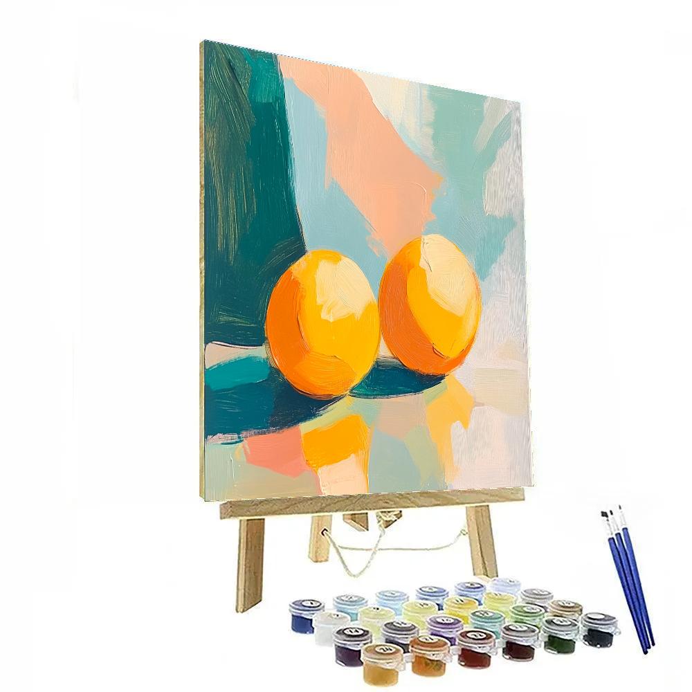 Paul Cézanne Inspired Citrus Study Abstract Paint by numbers kits