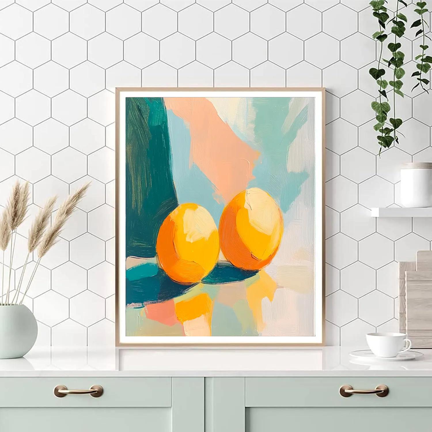 Paul Cézanne Inspired Citrus Study Abstract Paint by numbers kits