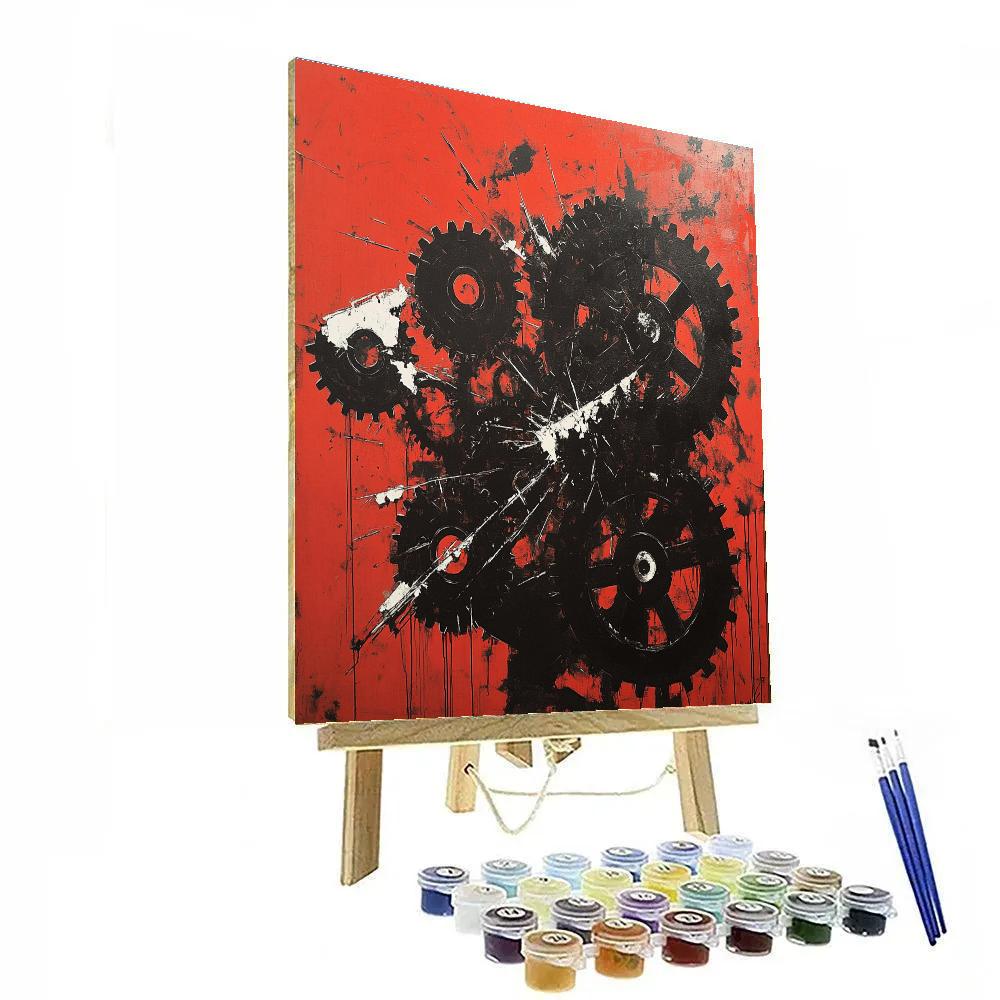 Banksy Inspired Broken Systems Paint by numbers kits