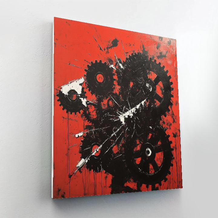 Banksy Inspired Broken Systems Paint by numbers kits