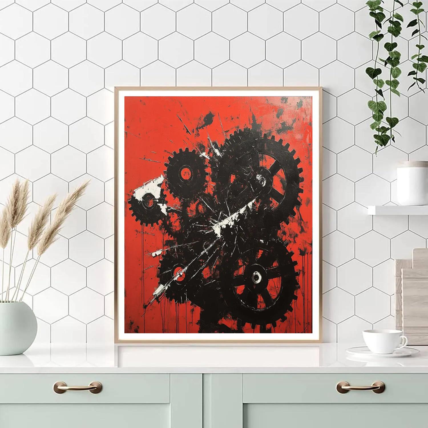 Banksy Inspired Broken Systems Paint by numbers kits