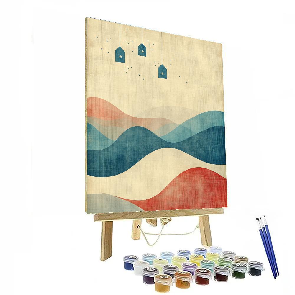 Paul Klee Inspired Desert Lanterns Painting by numbers kit