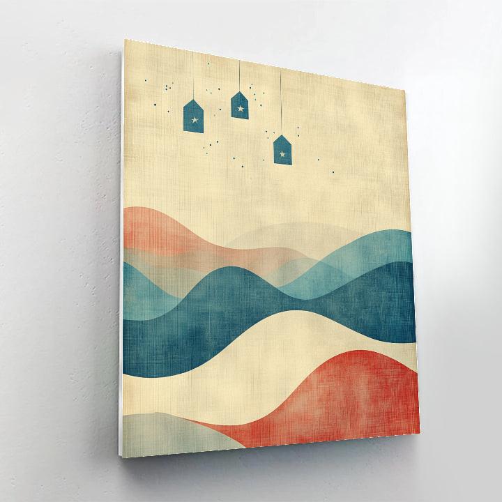 Paul Klee Inspired Desert Lanterns Painting by numbers kit