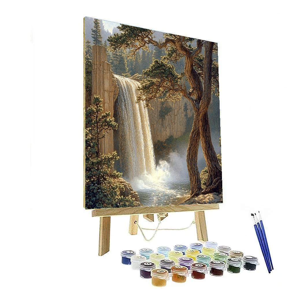 Michelangelo Inspired Celestial Cascade paint by number