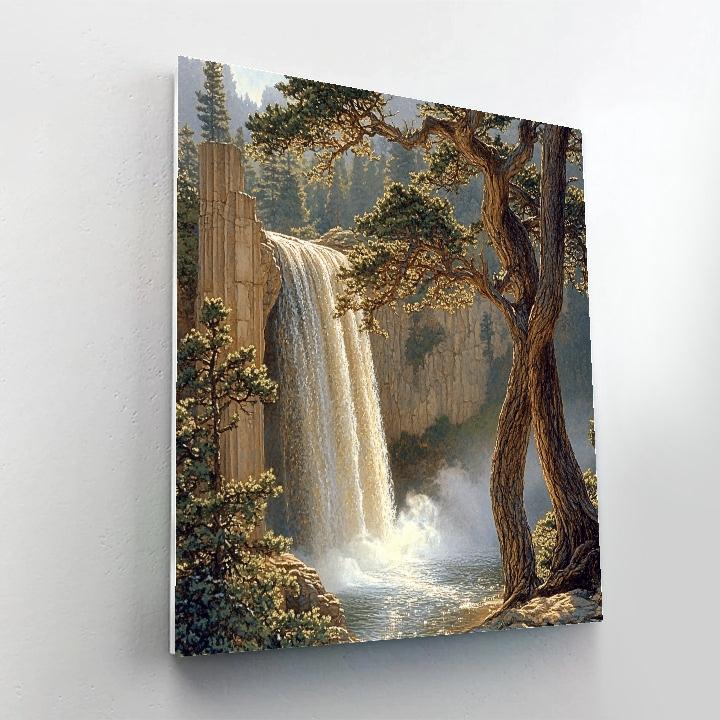 Michelangelo Inspired Celestial Cascade paint by number