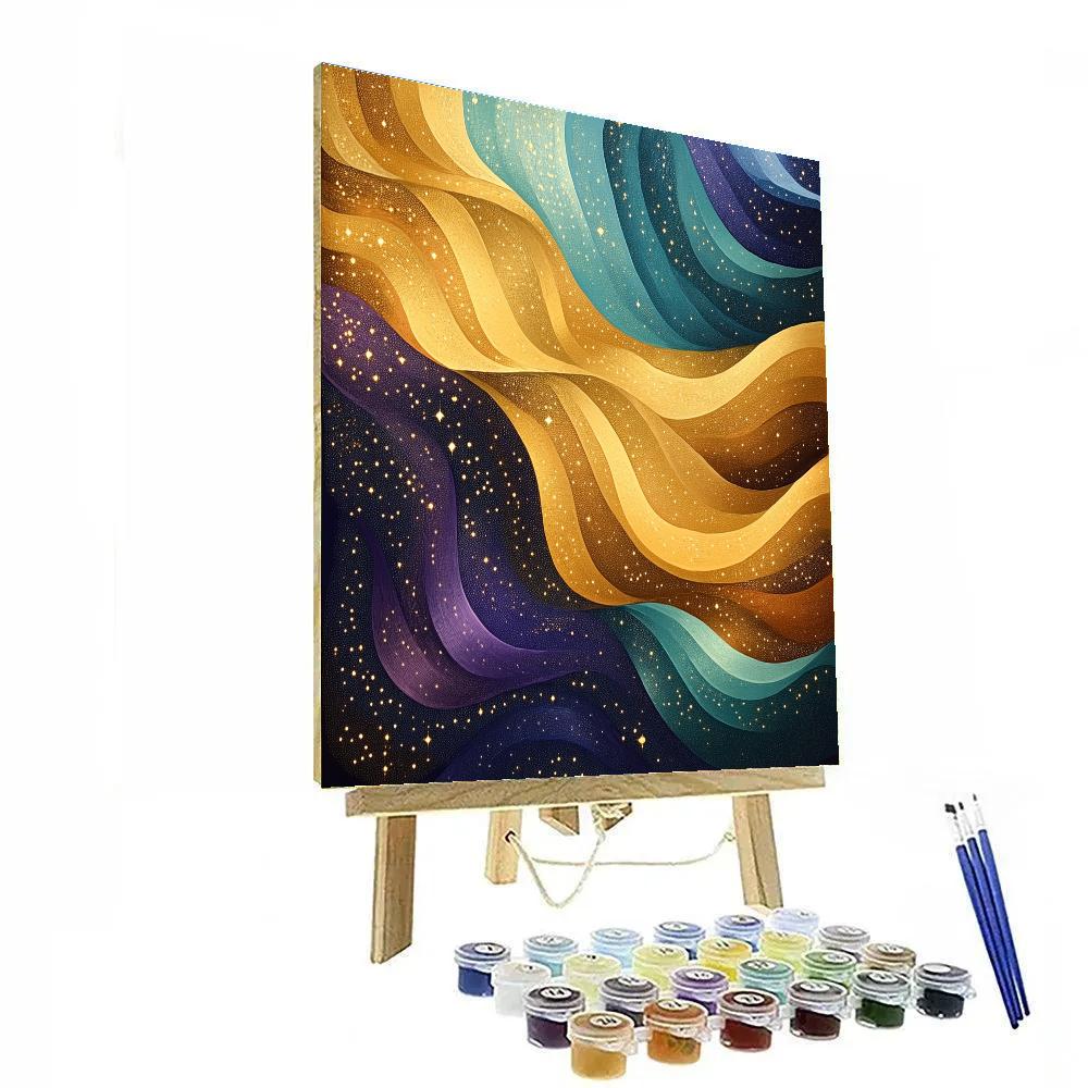 Georges Seurat Inspired Celestial Tides Numbered painting kits