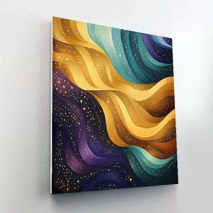 Georges Seurat Inspired Celestial Tides Numbered painting kits