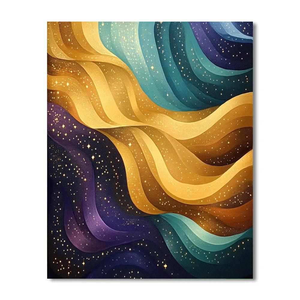 Georges Seurat Inspired Celestial Tides Numbered painting kits