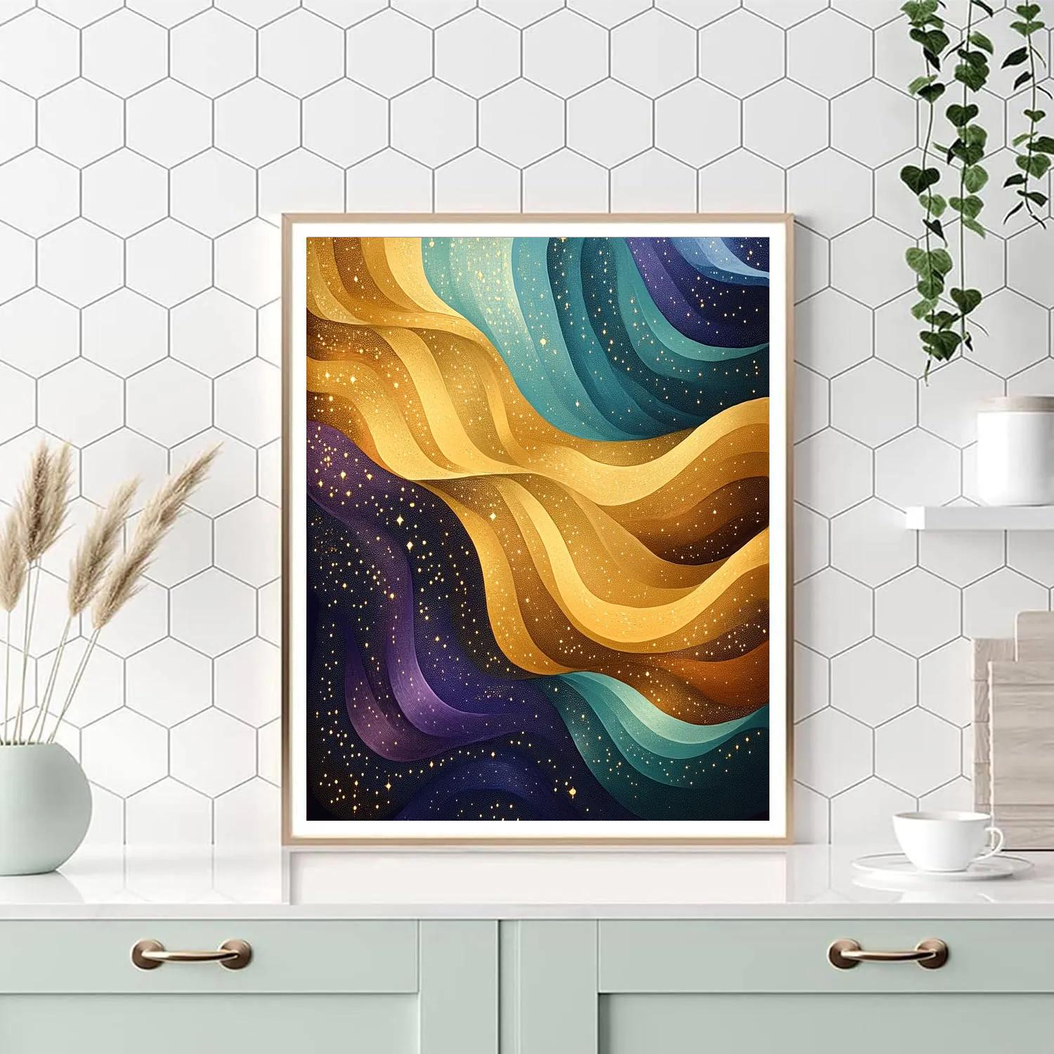 Georges Seurat Inspired Celestial Tides Numbered painting kits