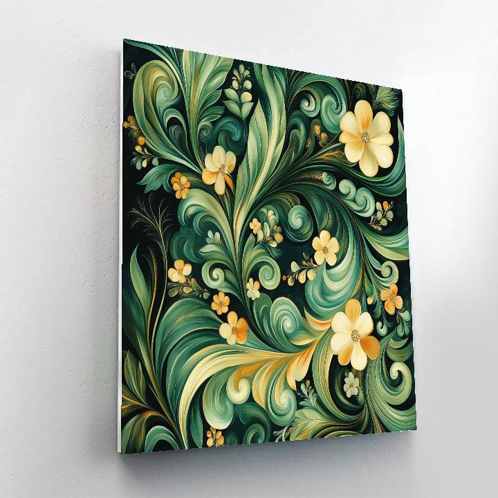 Gustav Klimt Inspired Symphony Of Nature Paint by numbers kits