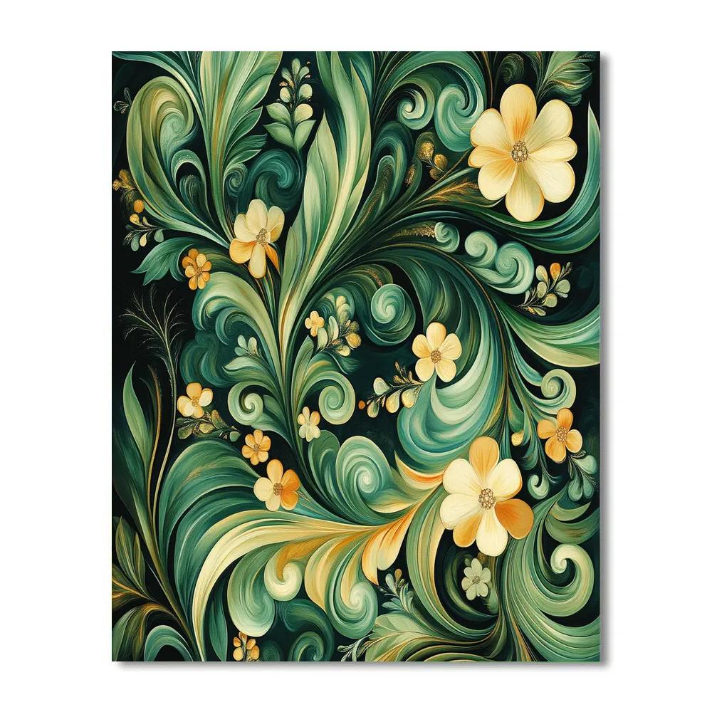 Gustav Klimt Inspired Symphony Of Nature Paint by numbers kits