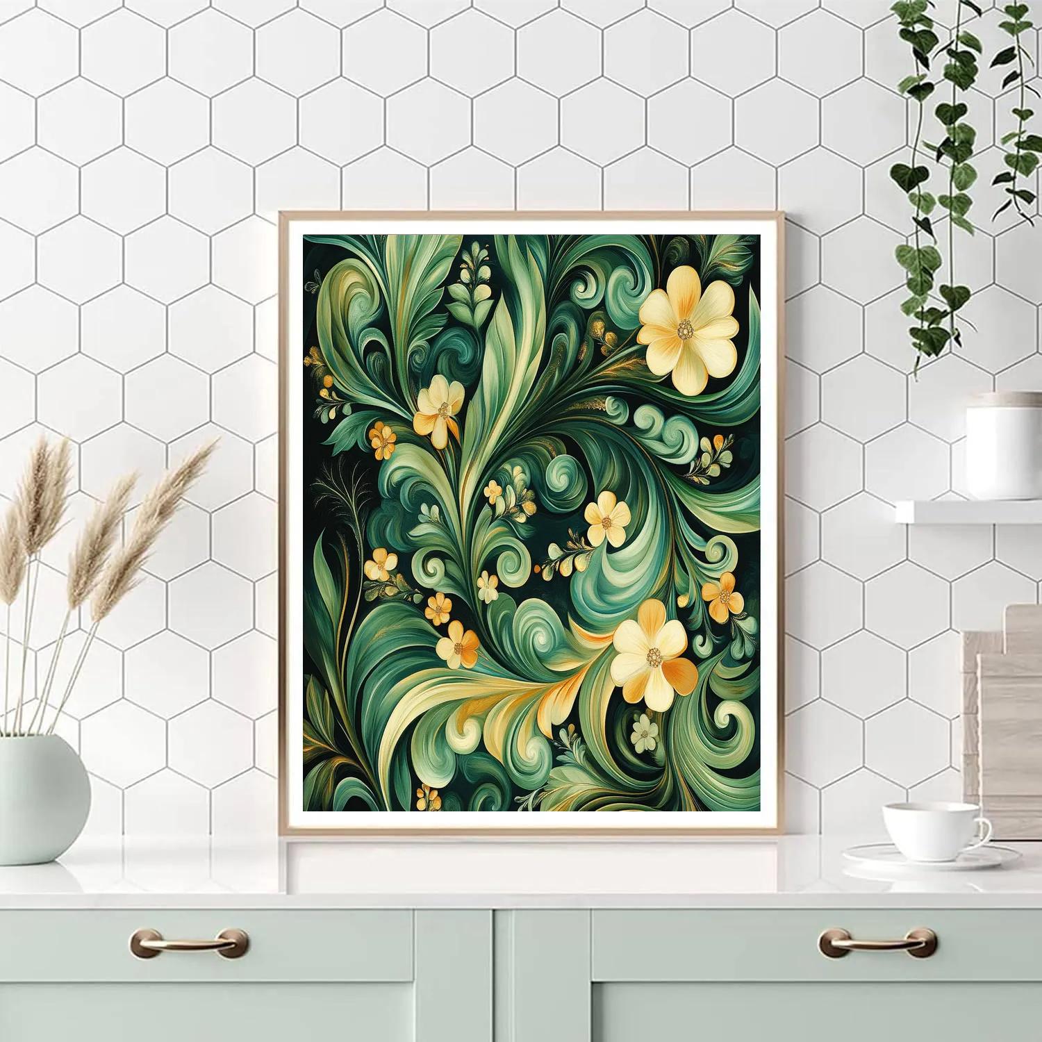 Gustav Klimt Inspired Symphony Of Nature Paint by numbers kits