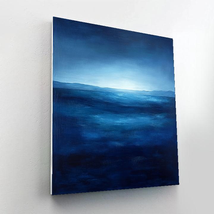 Mark Rothko Inspired Oceanic Midnight painting number kit