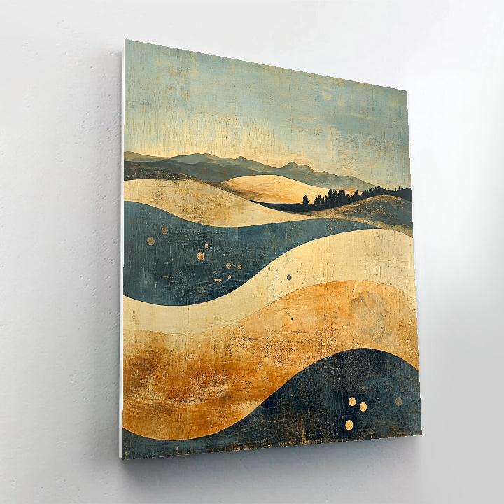 Max Ernst Inspired Dreaming Fossil Landscapes paint by numbers