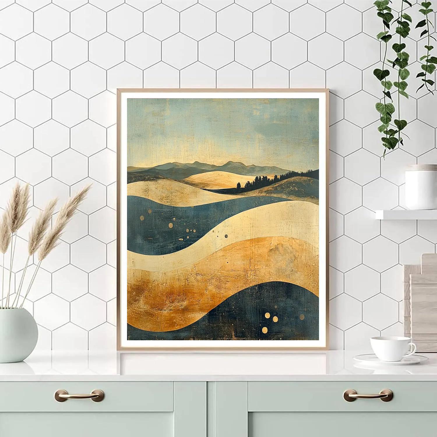 Max Ernst Inspired Dreaming Fossil Landscapes paint by numbers